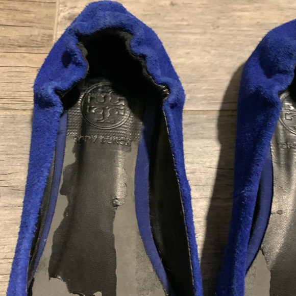 TORY BURCH COBALT REVA FLATS SZ8 - Picture 4 of 7
